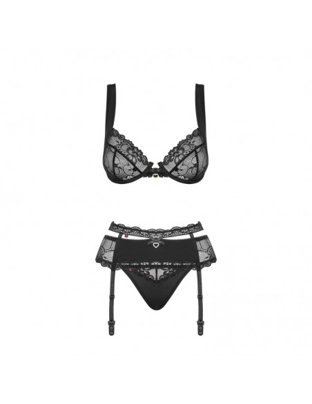 Ensemble 3 Pièces "Heartina Black"