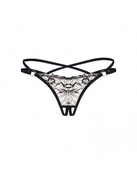 Vila blanes string ouvert - Noir