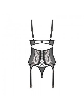 Vila blanes corset et string - Noirs 2