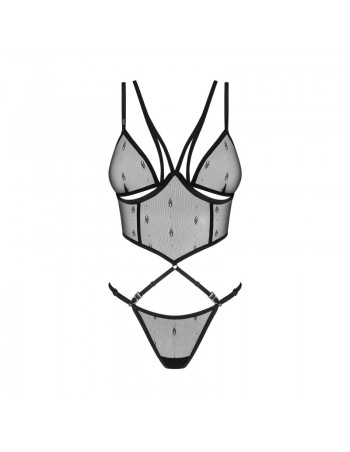 Anniverse special top et string - Noir