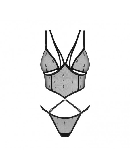 Anniverse special top et string - Noir