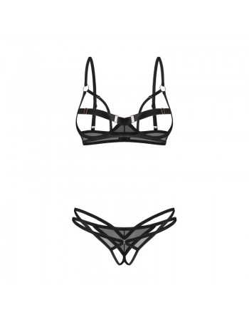 Euridia ensemble ouvert 2 pièces - Noir