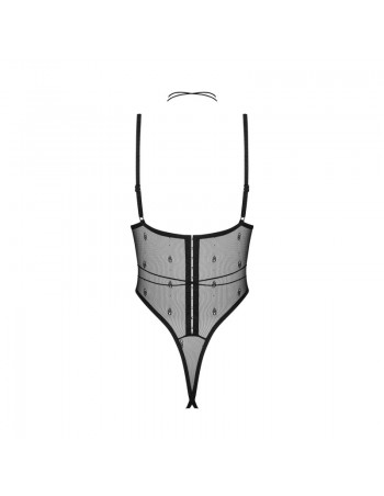 Anniverse special body ouvert et harnais - Noirs 2
