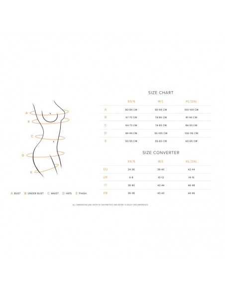 Blomentis babydoll et String - Noire