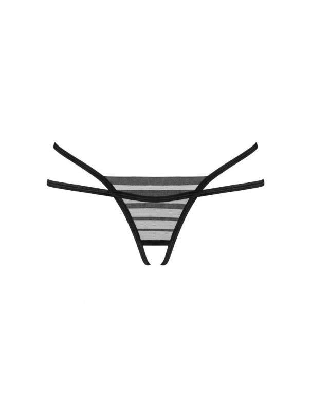 Lune Bellis string ouvert - Noir