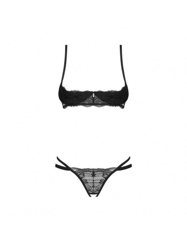 Nutris ensemble ouvert 2 pièces - Noir