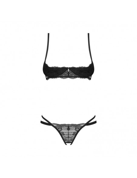 Nutris ensemble ouvert 2 pièces - Noir