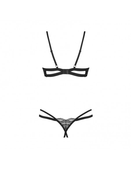 Nutris ensemble ouvert 2 pièces - Noir