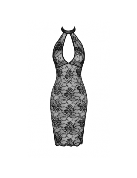 F338 Robe Midi en dentelle Nocturne