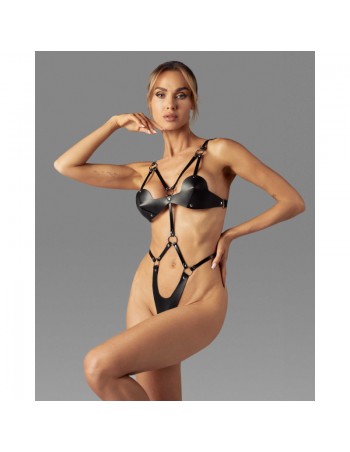 Dame controle body ouvert - Noir 2