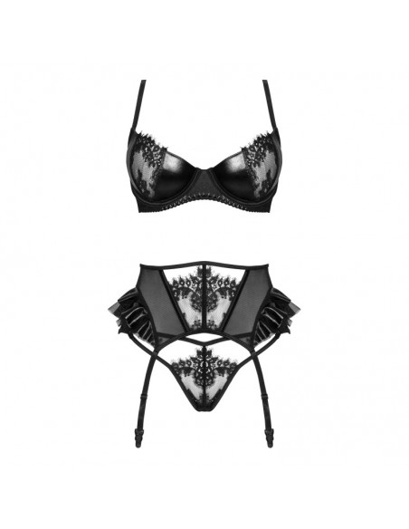 Rafaella ensemble wetlook - noir