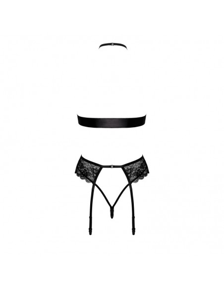 Bondage 244 ensemble lingerie 4 pièces - noir