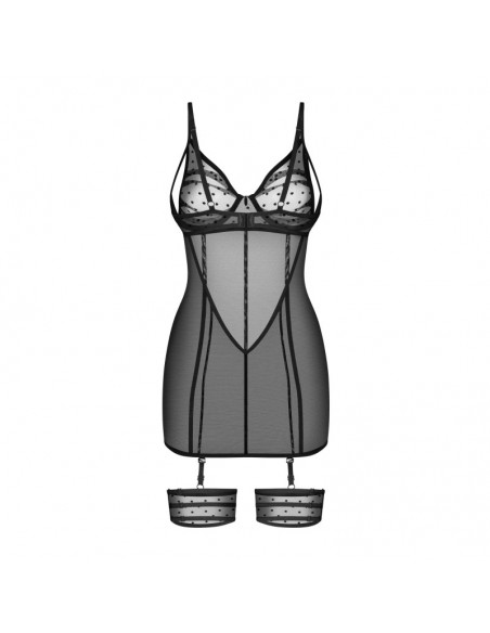 Nuites nuisette et string - Noirs