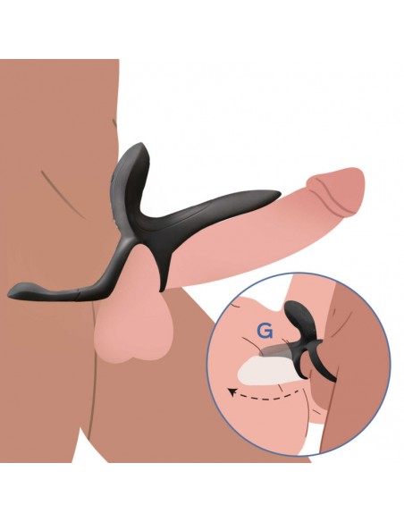 PLEASURE PIVOT Vibromasseur pour couples contrôlé par application - Bleu