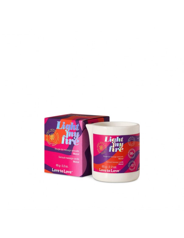 Bougie Massage "Light My Fire Monoi 80 ml"