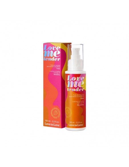 Huile Massage "Love Me Tender Fraise 100 ml"