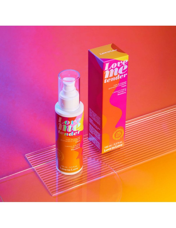 Huile Massage "Love Me Tender Fraise 100 ml"