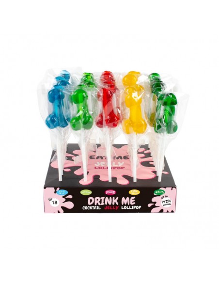 PRÉSENTOIR DE SUCETTES PÉNIS AVEC ALCOOL