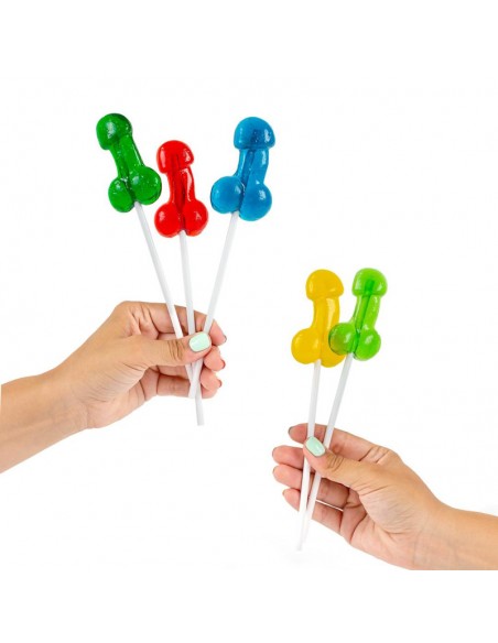 PRÉSENTOIR DE SUCETTES PÉNIS AVEC ALCOOL