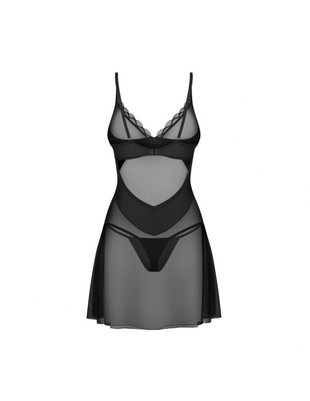 Stelisa nuisette et string - Noirs