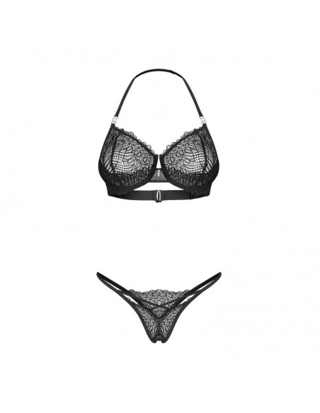 Iliosa ensemble 2 pièces ouvert - Noir