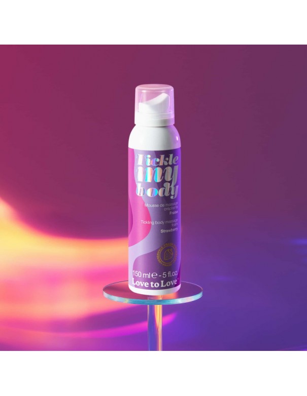 Mousse Massage "Tickle My Body Fraise 150 ml"