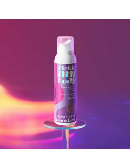 Mousse Massage "Tickle My Body Fraise 150 ml"