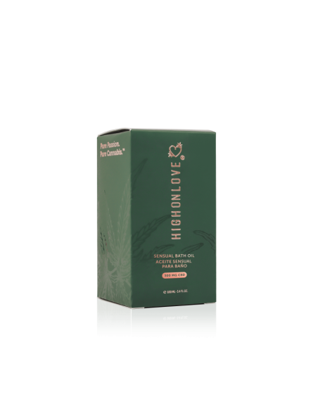 Huile de bain sensuelle avec 300 mg de CBD - 100 ml