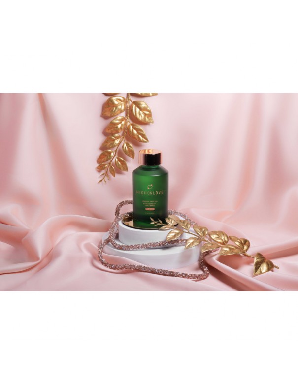 Huile de bain sensuelle avec 300 mg de CBD - 100 ml