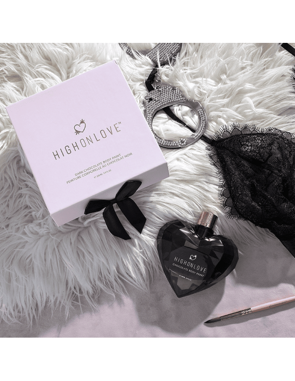 Peinture corporelle végétalienne au chocolat noir - 100 ml