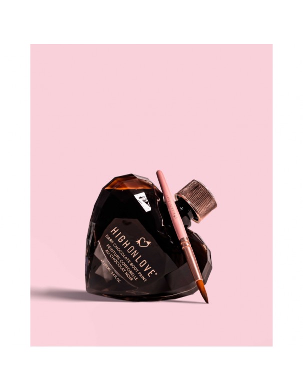 Peinture corporelle végétalienne au chocolat noir - 100 ml