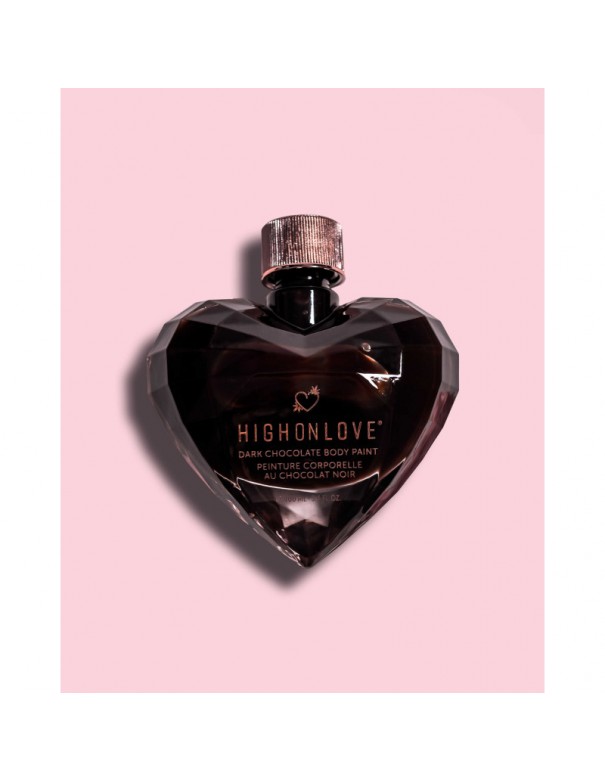 Peinture corporelle végétalienne au chocolat noir - 100 ml