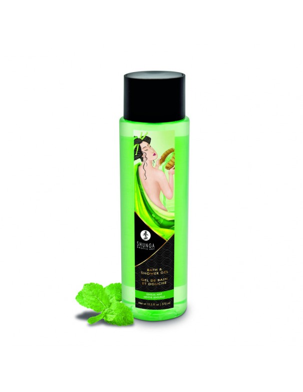 Gel Bain Douche "Shunga Menthe Sensuelle 370 ml"