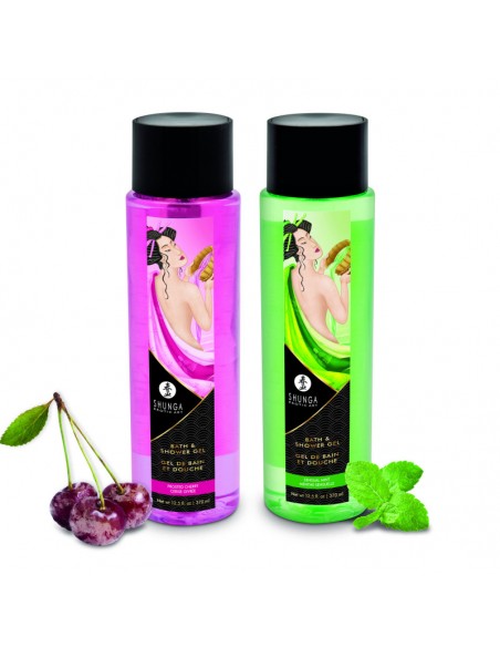 Gel Bain Douche "Shunga Menthe Sensuelle 370 ml"