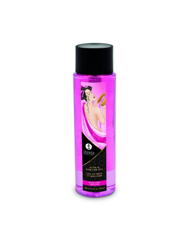 Gel Bain Douche "Shunga Cerise Givrée 370 ml"