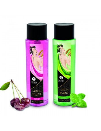 Gel Bain Douche "Shunga Cerise Givrée 370 ml" 2