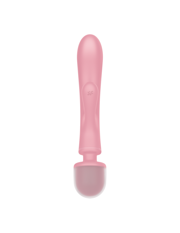 Vibromasseur "Triple Lover Rabbit Wand Pink"