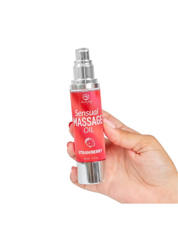 Huile de massage fraise 50 ml