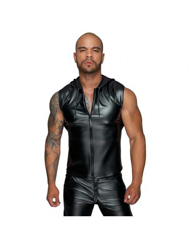 H062 Chemise à capuche avec fermeture éclair à double sens