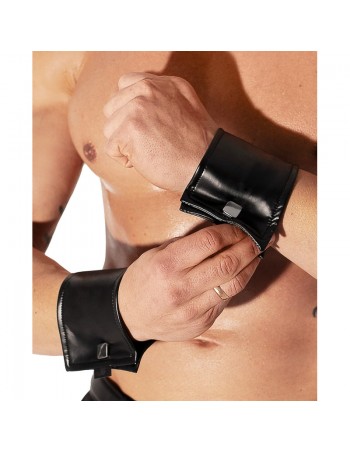 H075 Paires de manchettes de poignet avec fermeture éclair cachée 2