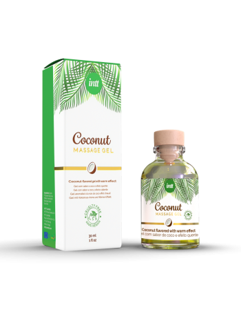 Vegan Massage gel noix de coco - Gel embrassable