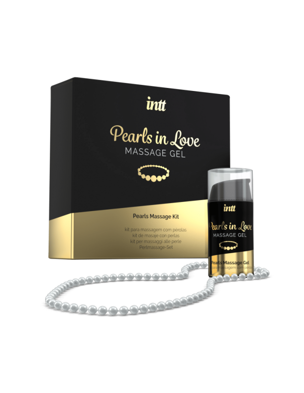 Pearls in love - Kit de massage avec collier de perles