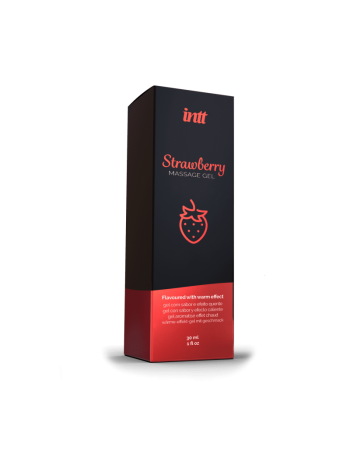 Massage gel fraise - Gel embrassable 2