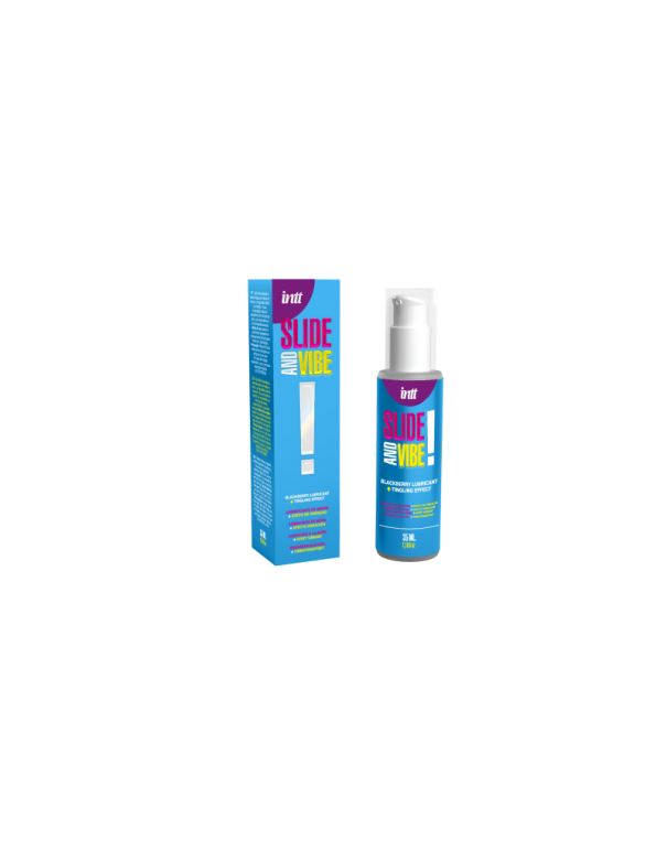Slide and vibe ! Lubrifiant à base d'eau avec vibration