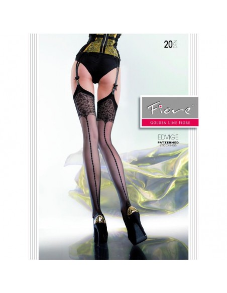 Edvige Bas 20 DEN - Noir