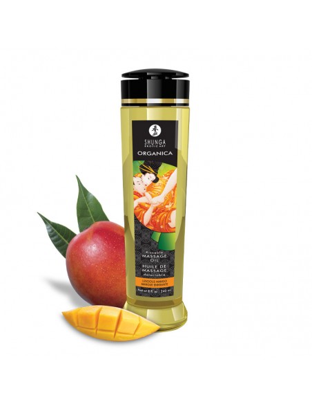 Huile de massage organique - Mangue - 240 ml