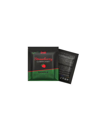Echantillon Fraise lubricant - Lubrifiant base eau 2ml