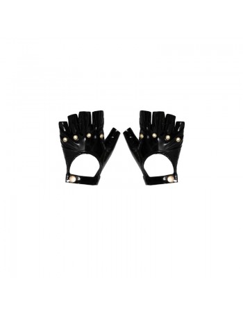 F263 Gants sans doigts en PVC 2