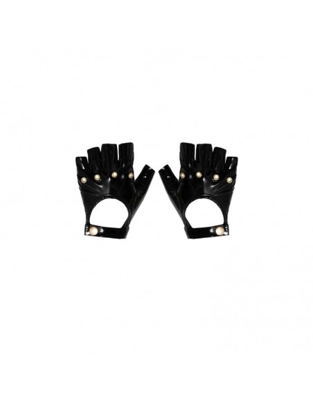 F263 Gants sans doigts en PVC
