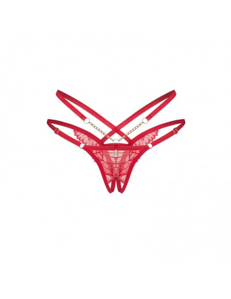 Matildea string ouvert Rouge